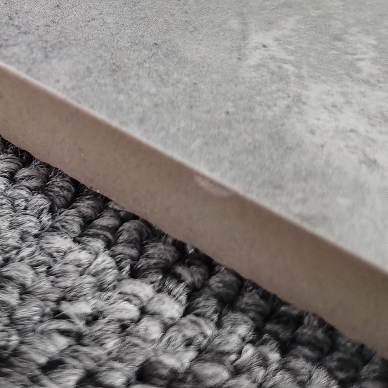 Livello di Gray Marble Polished Porcelain Tile lucido per la cucina interna del salone