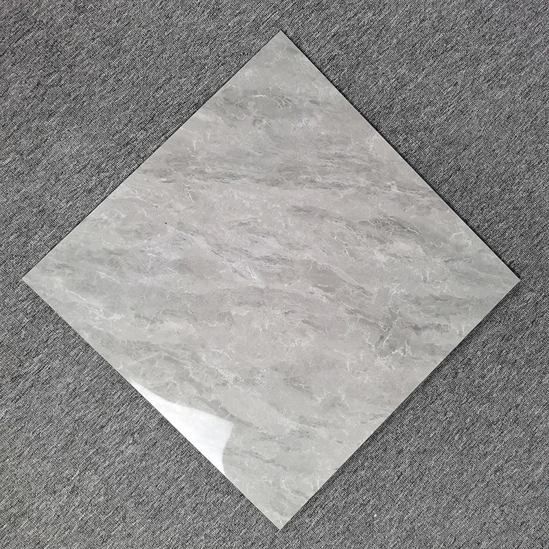 Livello di Gray Marble Polished Porcelain Tile lucido per la cucina interna del salone