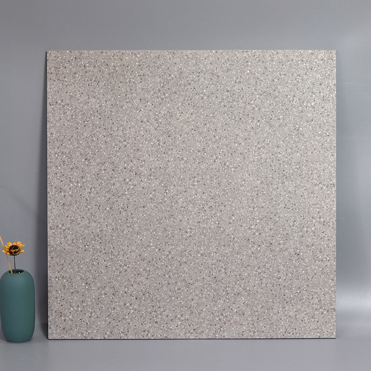 mattonelle di pavimentazione rustiche bianche di terrazzo della porcellana di 60x60cm Gray Small Pots Anti Skid