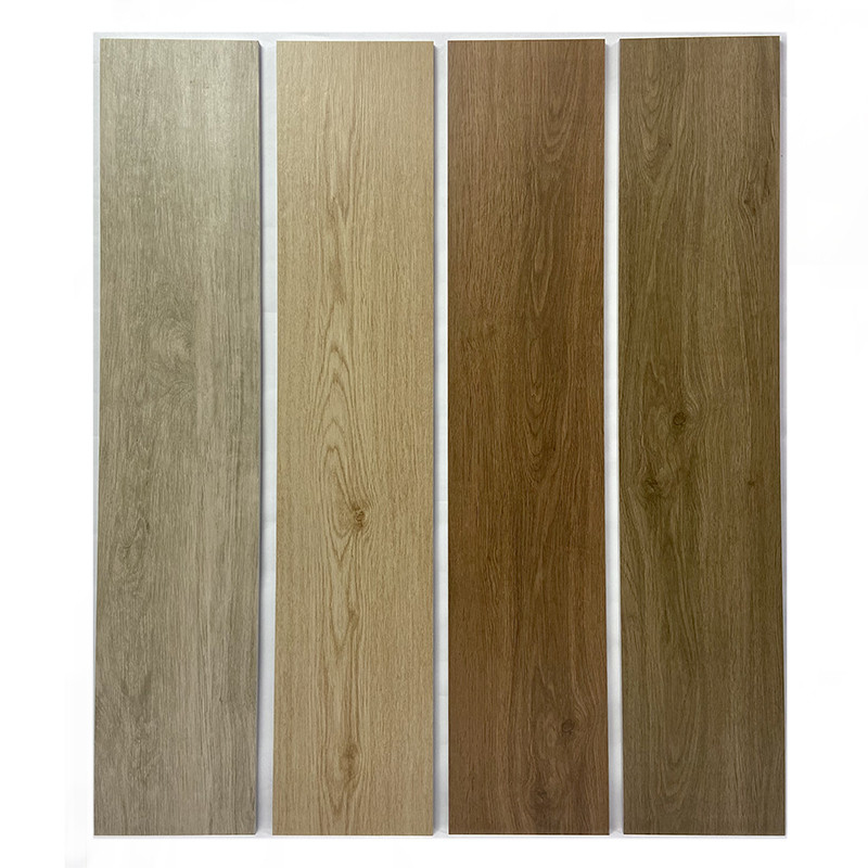 modo di legno di Brown del bagno della decorazione delle piastrelle per pavimento della porcellana di effetto di 200*1000mm