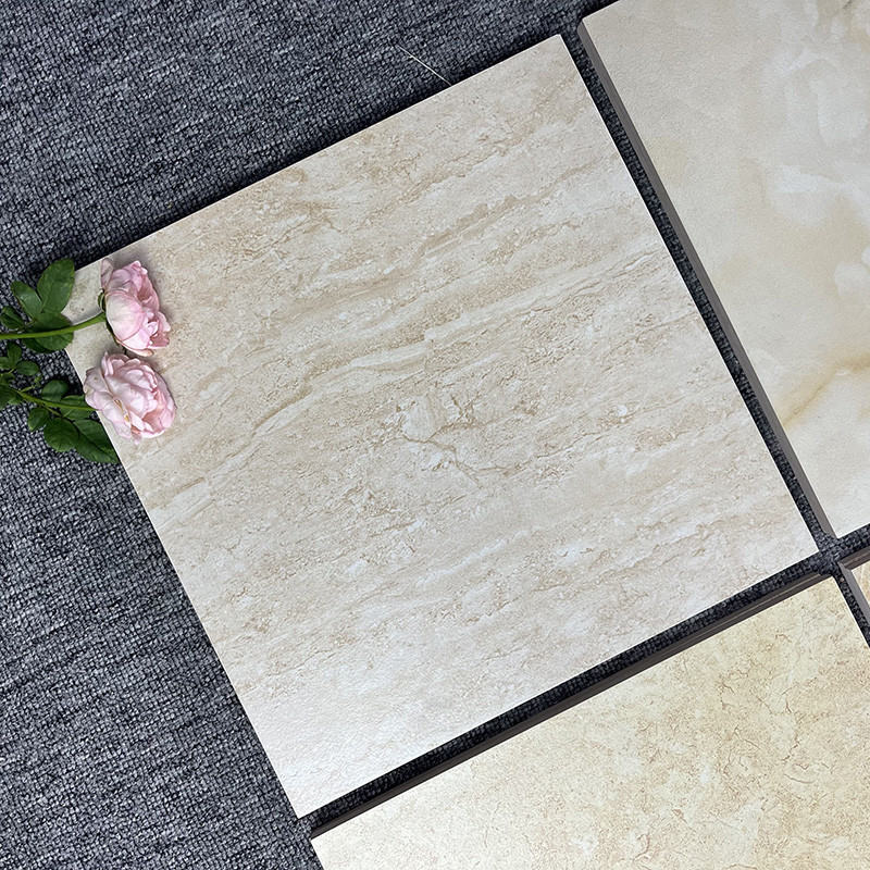 Porcellana arancione-chiaro 30x30cm del bagno delle piastrelle di ceramica lustrata progettazione moderna del pavimento