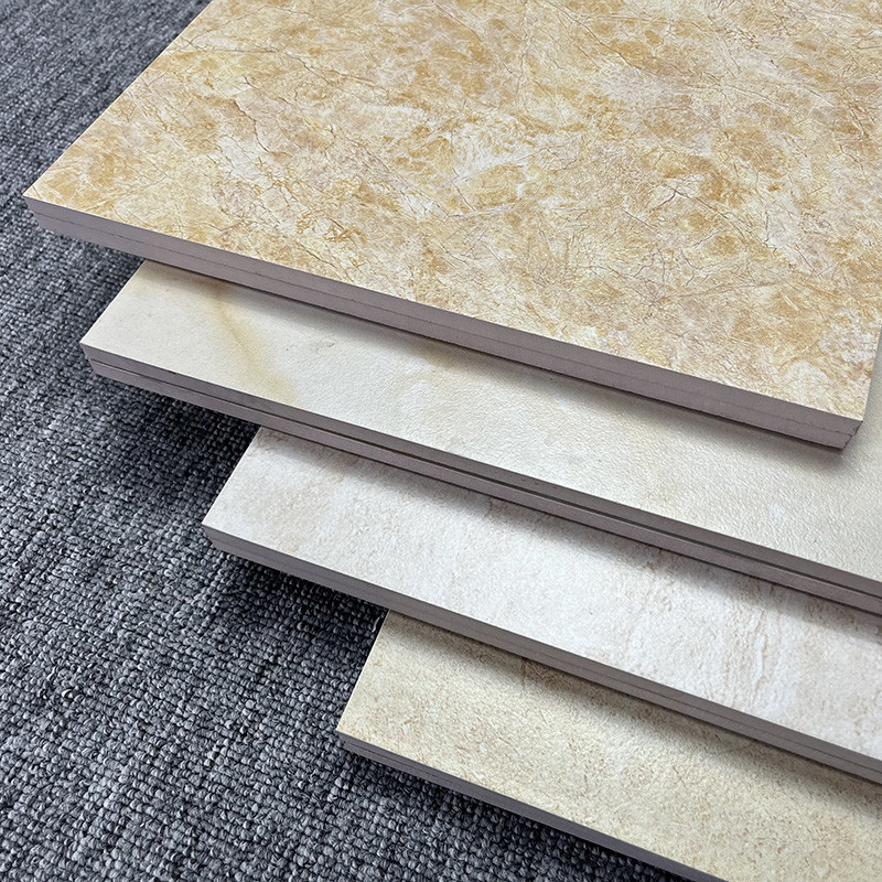 Porcellana arancione-chiaro 30x30cm del bagno delle piastrelle di ceramica lustrata progettazione moderna del pavimento