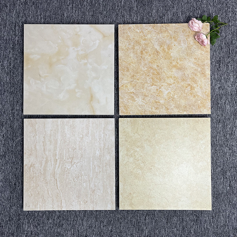 Porcellana arancione-chiaro 30x30cm del bagno delle piastrelle di ceramica lustrata progettazione moderna del pavimento