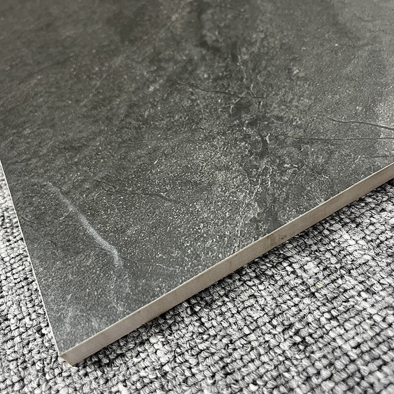Non slitti Matt 60 x 120 piastrelle di ceramica lustrate Grey For Living Room Floor scuro rustico