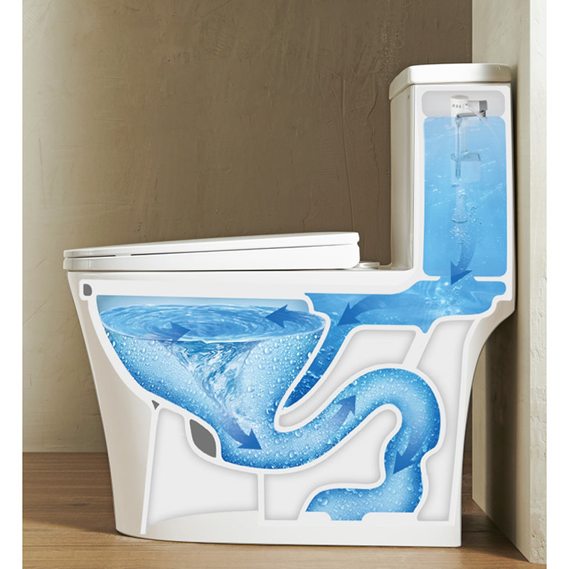 Sifone doppio ceramico 4,2/6L Flessinga della sciacquone del bagno di un pezzo fisso