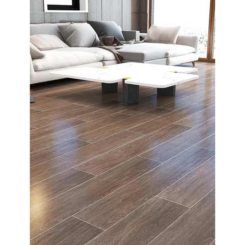 Matt Wood Grain Porcelain Tile lustrato 200x1200mm Brown Grey Indoor Wooden Look Antique