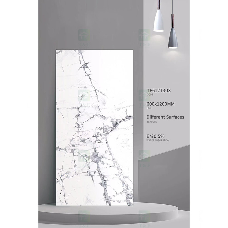 Mattonelle rustiche di 600x1200 Matt Glazed Porcelain Tiles Marble della porcellana di pietra di lusso di sguardo