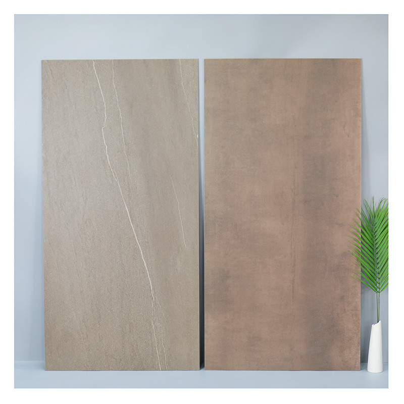 Piastrelle per pavimento interne di nuovo di stile di Foshan colore di Brown, mattonelle rustiche della parete 600x1200