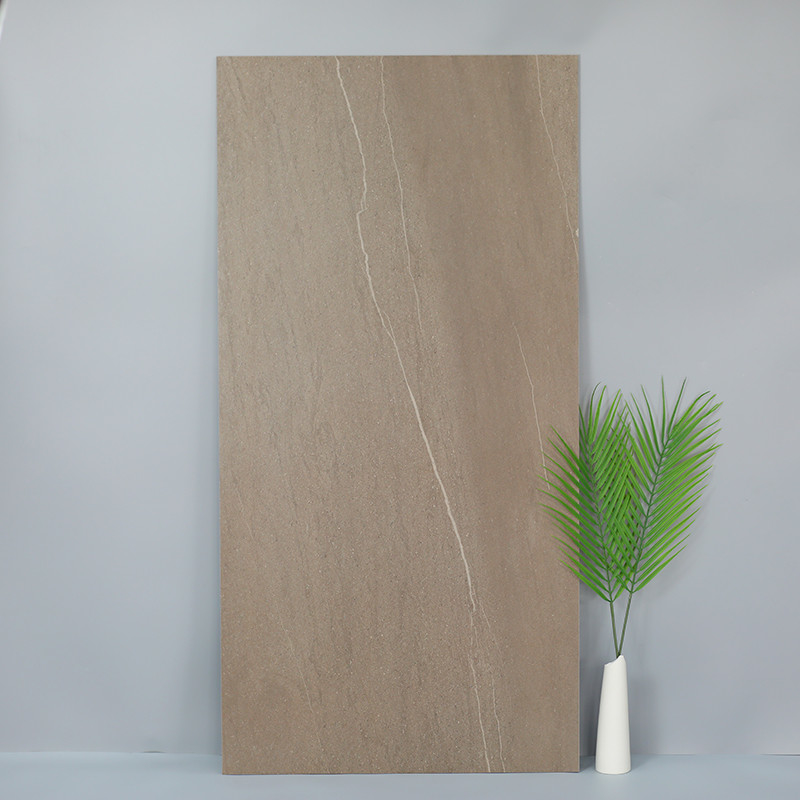 Piastrelle per pavimento interne di nuovo di stile di Foshan colore di Brown, mattonelle rustiche della parete 600x1200
