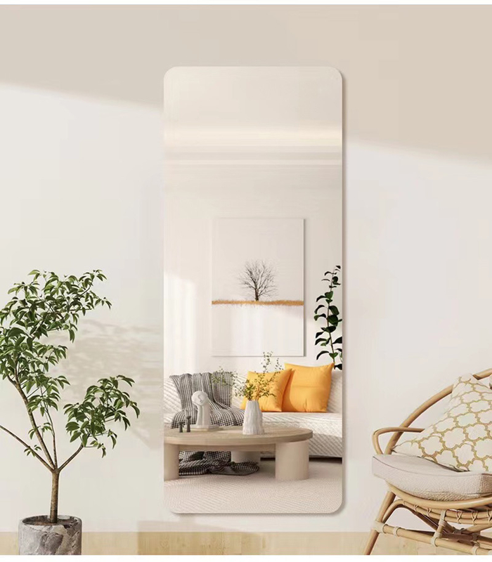 Specchio dritto del grande pavimento dell'oro di Barber Hair Salon Black And per la stazione del salone