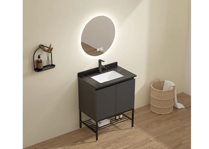 Coloreee solido di rivestimento del bagno di vanità del Governo acrilico delle unità con il cassetto