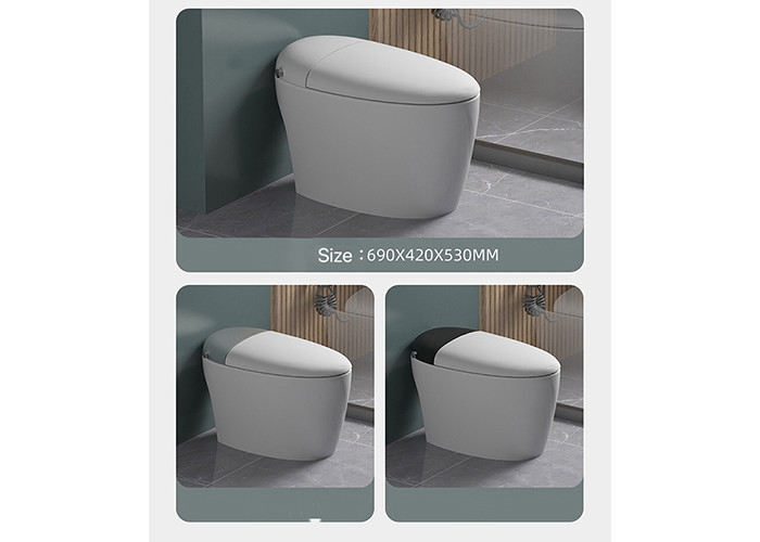 Un pezzo solo ceramico del pavimento del sensore del bagno di HOMIXE del bidet a livello automatico elettrico di lusso del Wc