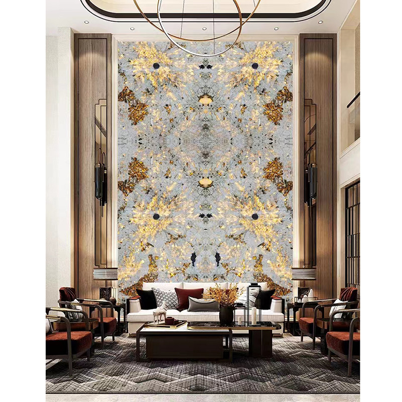 Pietra retroilluminata brasiliana Pandora Crystal White Onyx Marble Slab di Patagoina traslucida