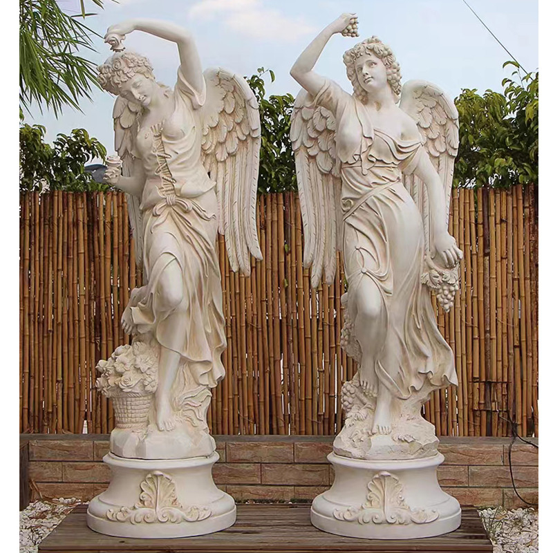 Signora all'aperto Marble Stone Sculpture della decorazione del giardino a grandezza naturale