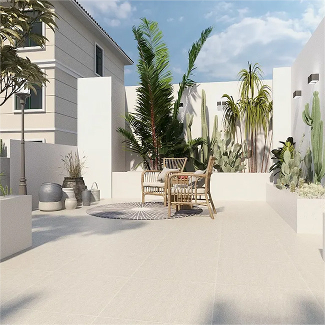 La piastrella per pavimento grigia di R12 Matte Surface Rustic Outdoor Porcelain non slitta