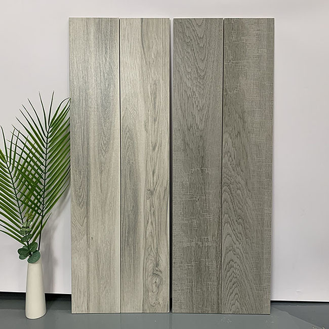Imitazione di legno solida strutturare le piastrelle per pavimento rustiche di legno Matte Finished della porcellana interna
