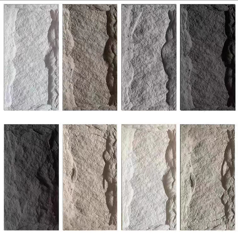 Pannelli di pietra del poliuretano della cultura del Faux dell'unità di elaborazione del rivestimento all'aperto dell'interno artificiale della parete 3D