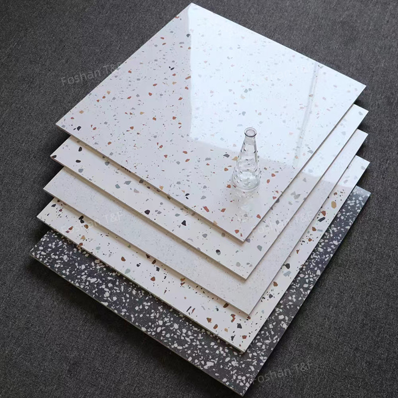 l'alta lucentezza di 60x60cm ha lucidato le mattonelle lustrate di terrazzo per il pavimento della parete del bagno della cucina del salone