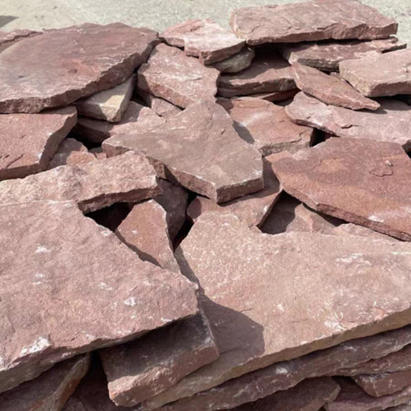3D Natural Marble Stones Random Rusty Slate Meshed Flagstone Pavimenti da giardino esterno Piastrelle da parete