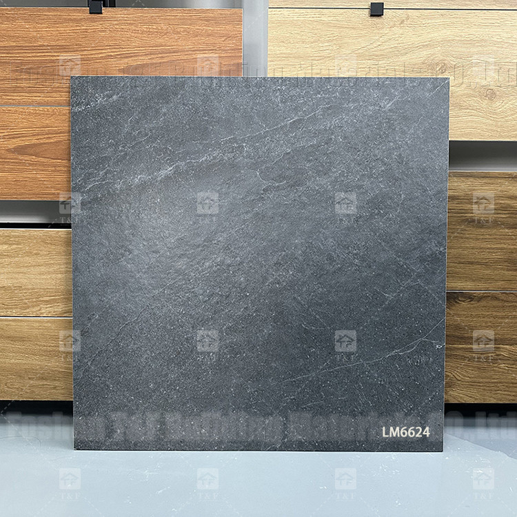 Piastrelle in ceramica in marmo grigio da 60x60 mm per pavimenti e pareti
