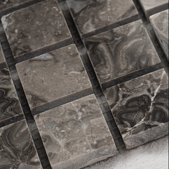 Pietra di marmo naturale mosaico piastrelle pavimento piastrelle bagno piastrelle stagno di pesce piastrelle antico parete di sfondo