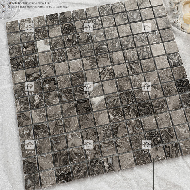 Pietra di marmo naturale mosaico piastrelle pavimento piastrelle bagno piastrelle stagno di pesce piastrelle antico parete di sfondo