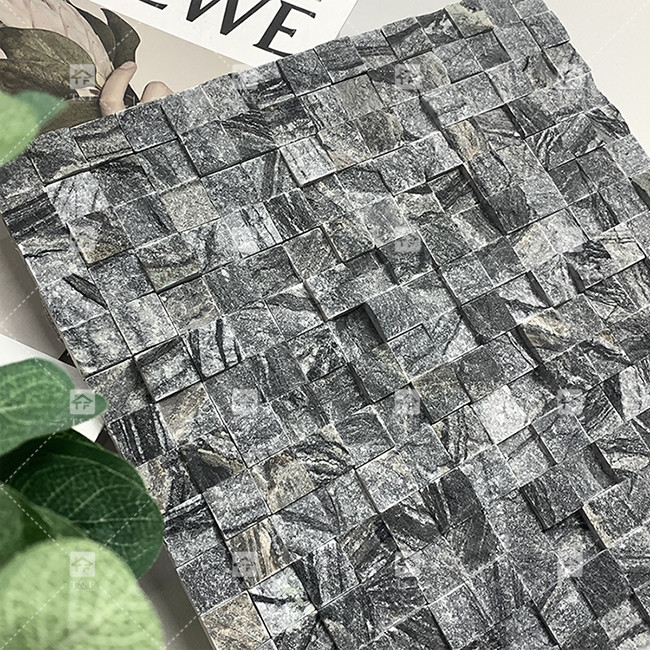 Pietra di marmo look mosaico piastrelle superficie opaca decorare bagno cucina backsplash