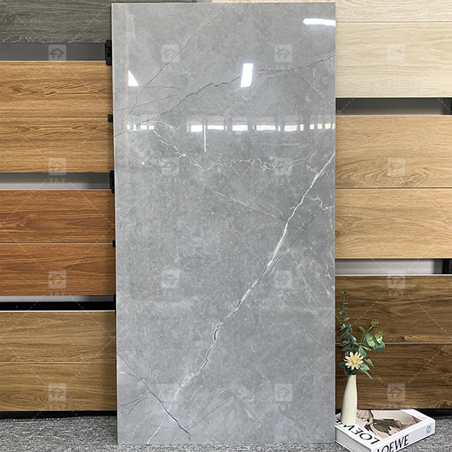 600x1200mm di lusso Piastrelle di porcellana di marmo lucido lucido per pavimenti
