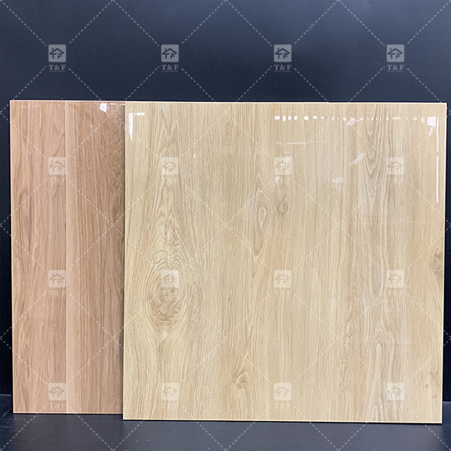 Alto lucido interno legno look porcellana pavimento piastrelle antiscivolo lucidato vetrata porcellana piastrelle salotto per pavimenti