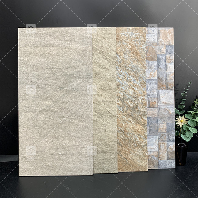 Piastrelle in ceramica 3D opache 300x600 mm Decorazione della parete esterna Piastrelle di porcellana per parete