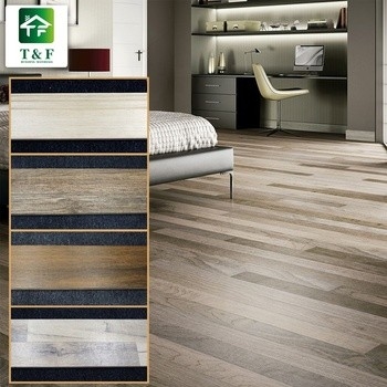 Le piastrelle di ceramica di legno lustrate del grano non slittano 200x1000mm che i marroni/abbronza il Coloreee