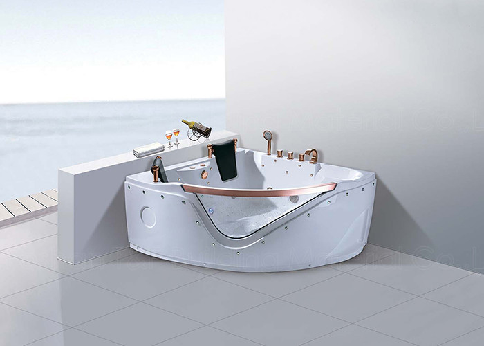 Vasca di Jacuzzi del bagno dell'idromassaggio con un'installazione d'angolo di 2 sedili